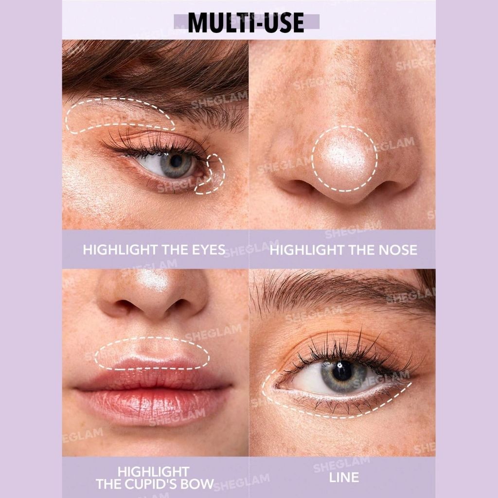 Sheglam, Fairy Wand Precision Highlighter Pencil Cloud, Inner-corner and brow lift highlighter pencil