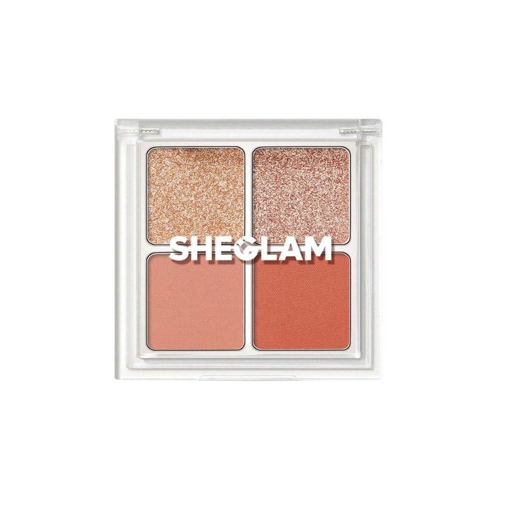 Sheglam, Cosmic Crystal Eyeshadow Quad Charm School, Four-color sparkle eyeshadow palette
