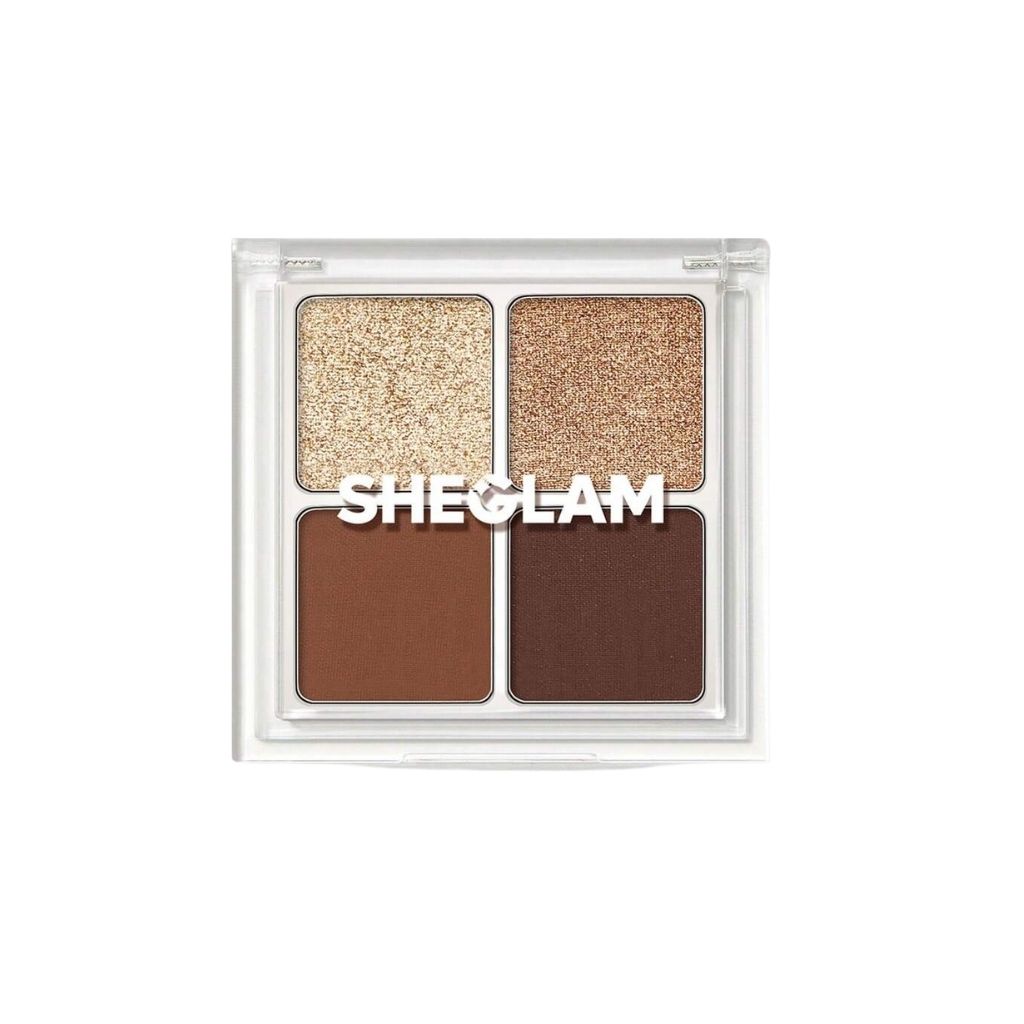 Sheglam, Cosmic Crystal Eyeshadow Quad Higher Self, Four-color sparkle eyeshadow palette