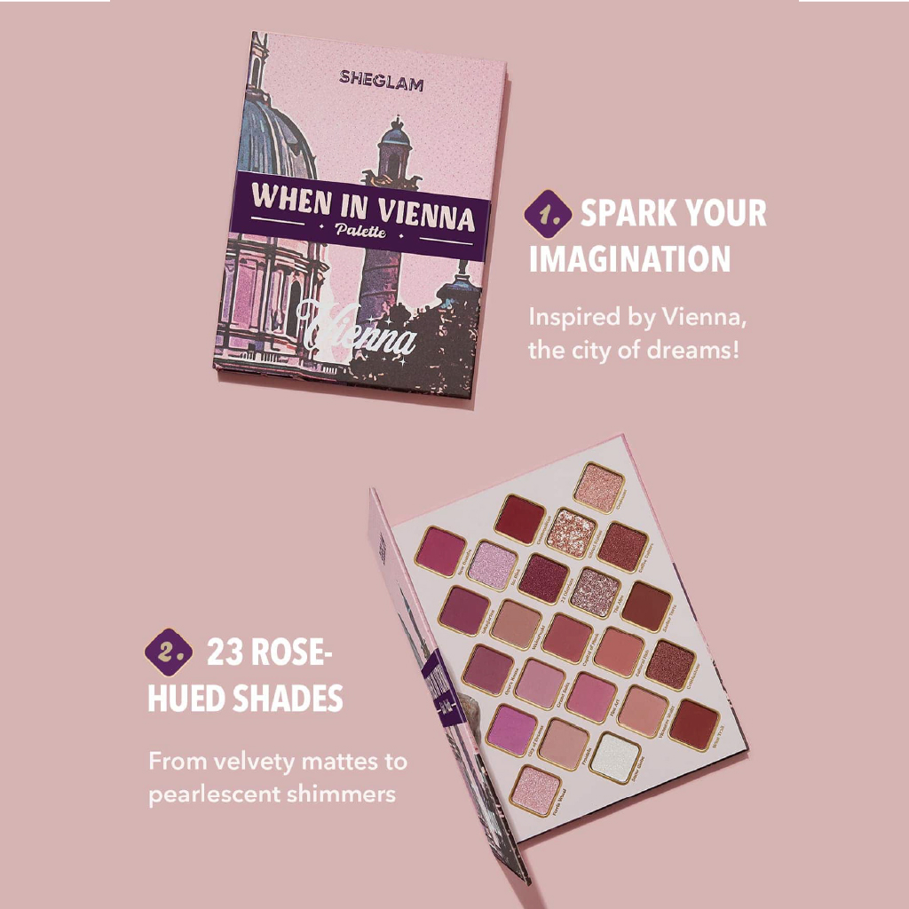 Sheglam When in Vienna Palette (Travel-Inspired Eyeshadow)