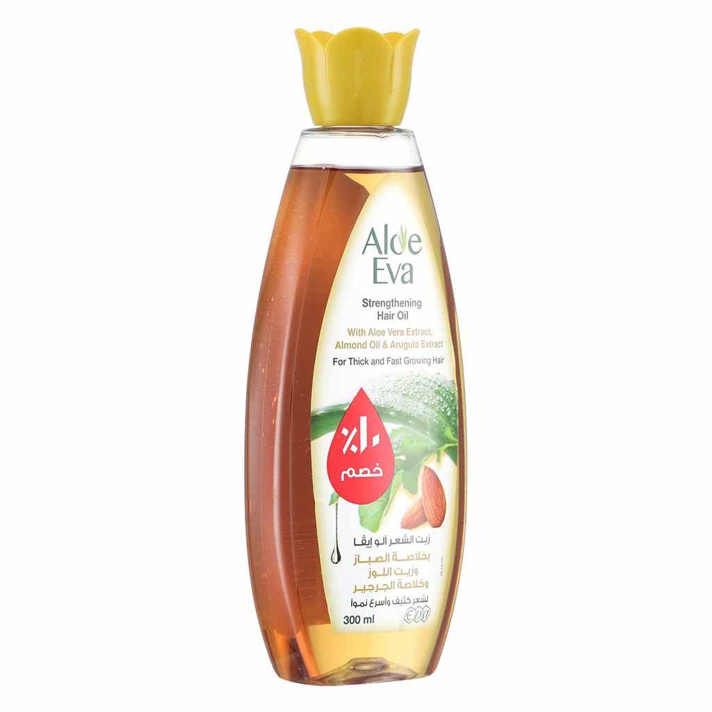 Aloe Eva Aloe Vera Almonds And Arugula Extract Strengthening Hair Oil 300ml