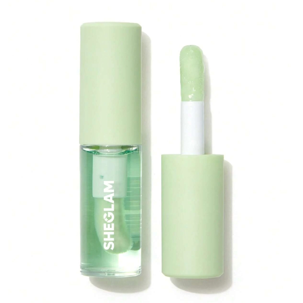 Sheglam Jelly Wow Hydrating Lip Oil – Green Apple Envy (Non-Sticky Glow)