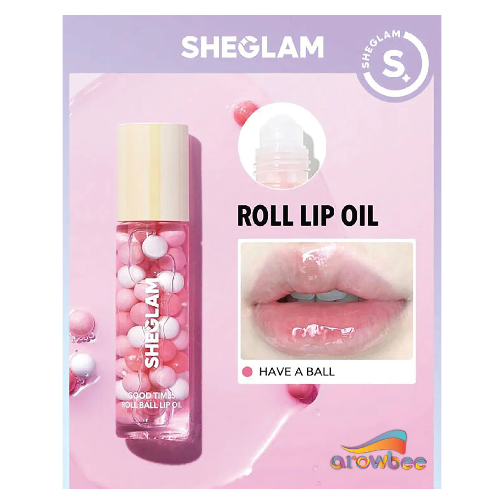 Sheglam Good Times Roll Ball Lip Oil – Have a Ball (Rollerball Glow)