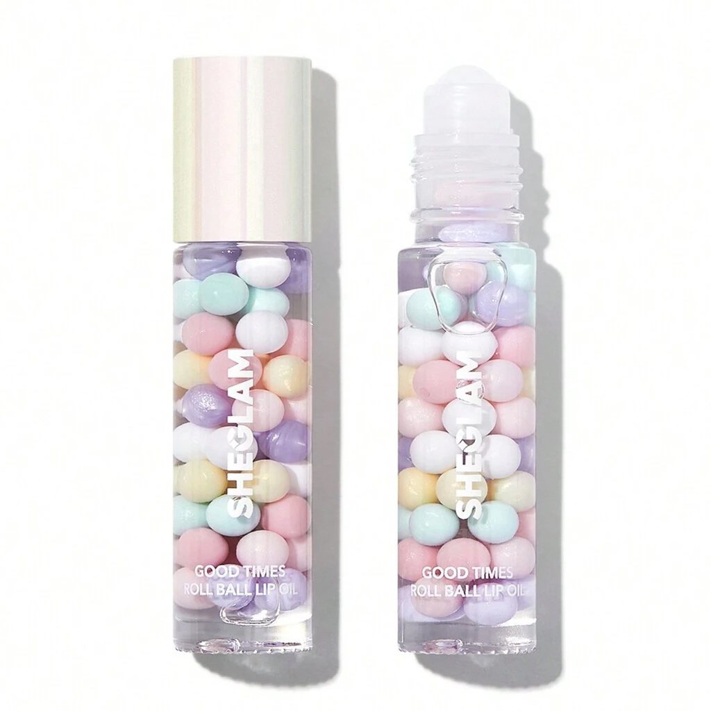 Sheglam, Good Times Roll Ball Lip Oil Life’s a Party, Rollerball lip oil for glossy glow