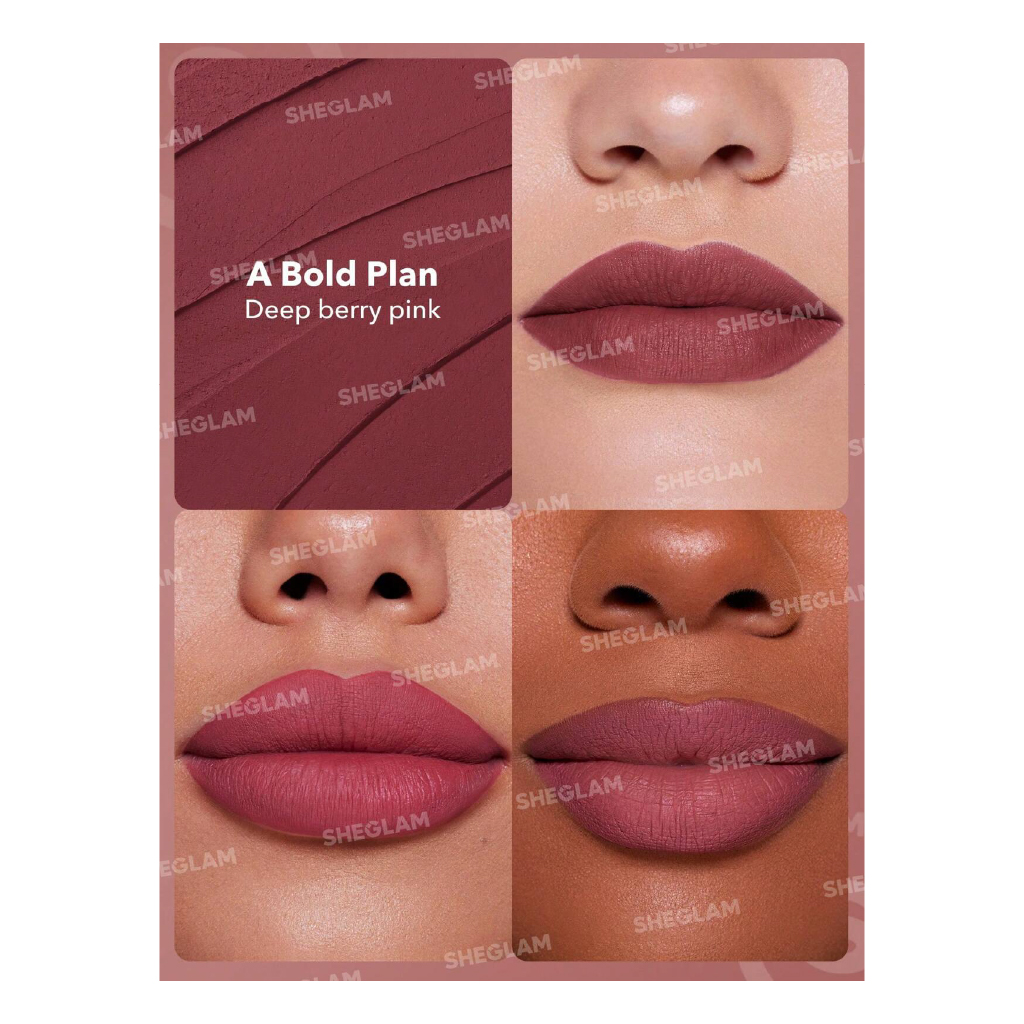 Sheglam Dynamatte Boom Long-Lasting Matte Lipstick – A Bold Plan
