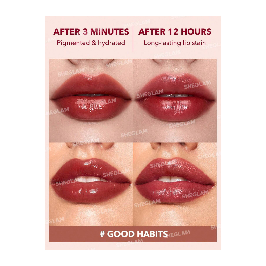 Sheglam Take a Hint Lip Tint – Good Habits (Sheer, Moisturizing Tint)