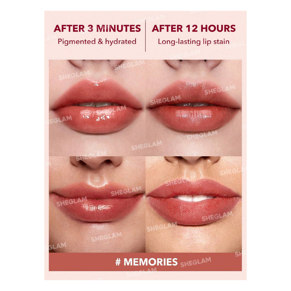 Sheglam Take a Hint Lip Tint – Memories (Sheer, Moisturizing Tint)