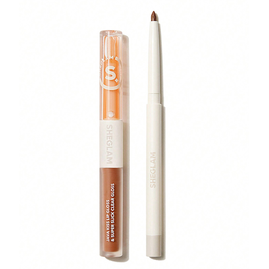 Sheglam Soft 90s Glam Lip Liner & Lip Duo Set – Haute Cocoa (Retro Nude)