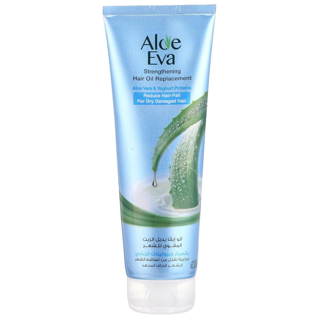 Aloe Eva, Strengthening Hair Oil Replacement for Dry Damaged Hair, Nourishing oil for dry, damaged hair, 250ml