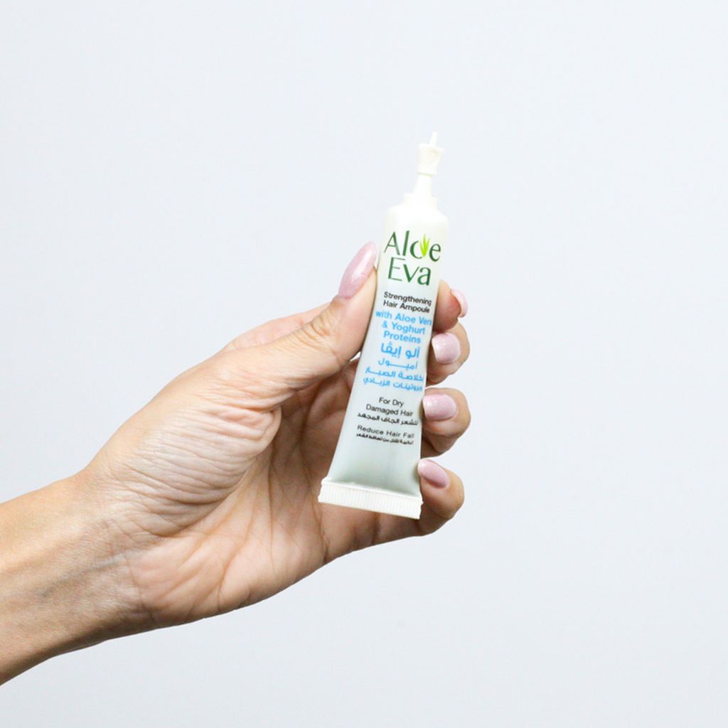 Aloe Eva Hair Ampoules With Aloe Vera & Yoghurt Reduce Hair Fail15 ml