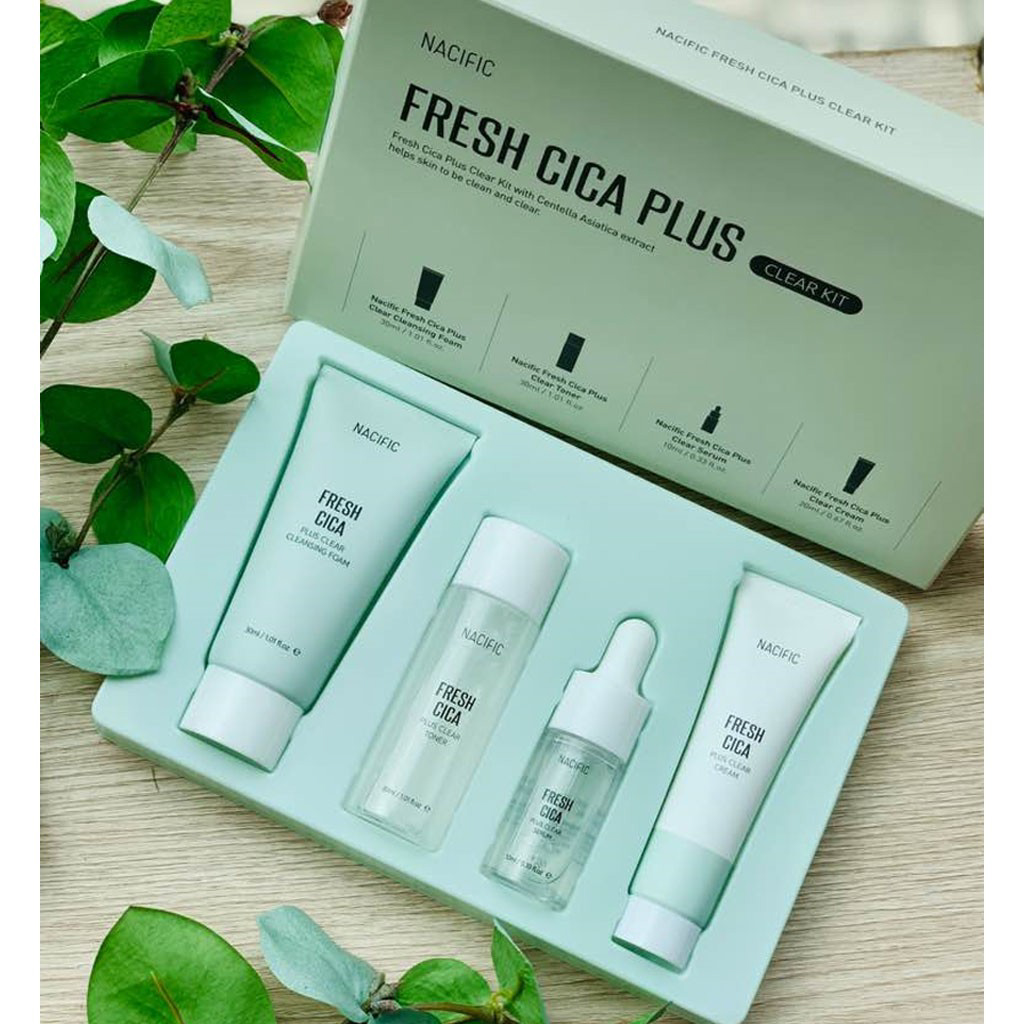 Nacific Fresh Cica Plus Clear Kit – Skincare Kit