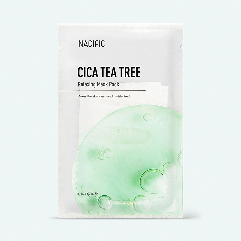 Nacific Cica Tea Tree Relaxing Mask 30g