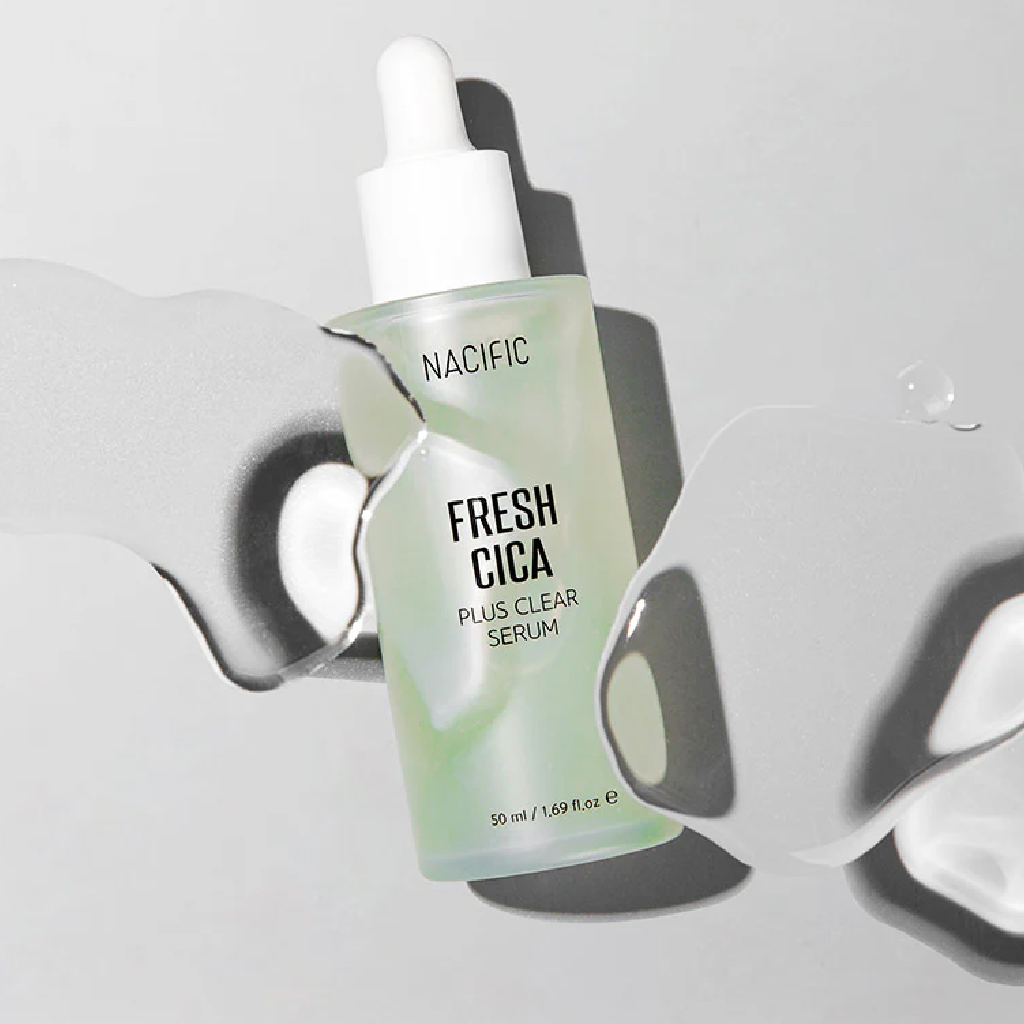 Nacific, Fresh Cica Plus Clear Serum, Soothing serum for sensitive and irritated skin, 50ml
