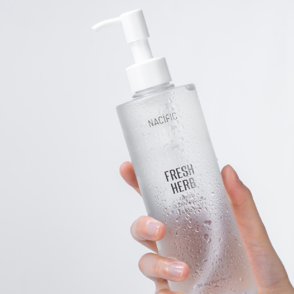 Nacific, Fresh Herb Origin Cleansing Oil, Bakuchiol Skin Cleanser, 300 ml