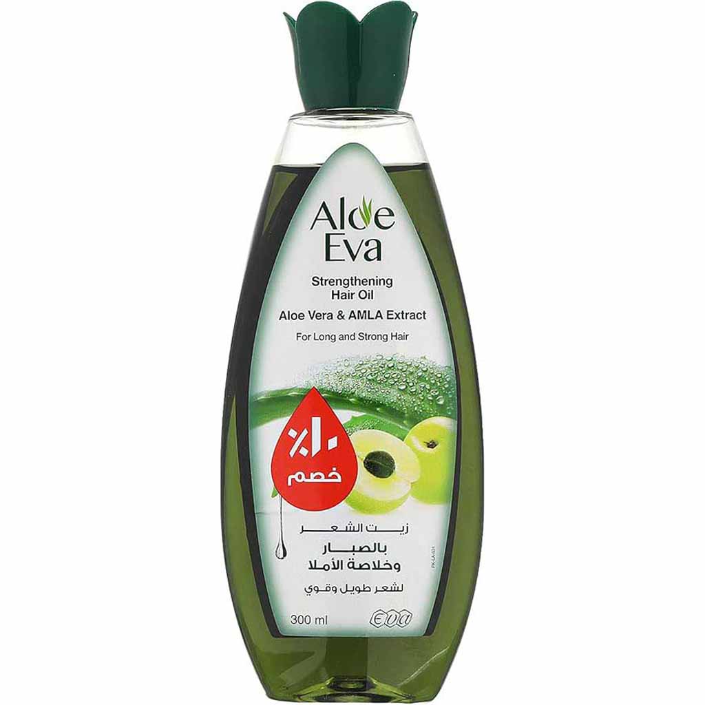 Aloe Eva Hair Oil with Aloe Vera and Amla Extract, 300 ml + 10% Extra