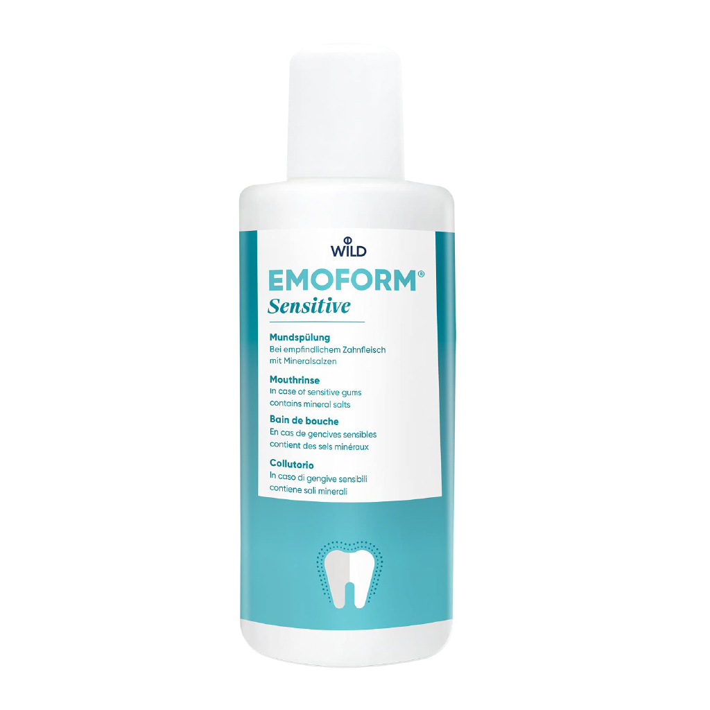 Emoform, Sensitive Mouthbath Concentrated, Concentrated mouthwash for sensitive gums, 500ml
