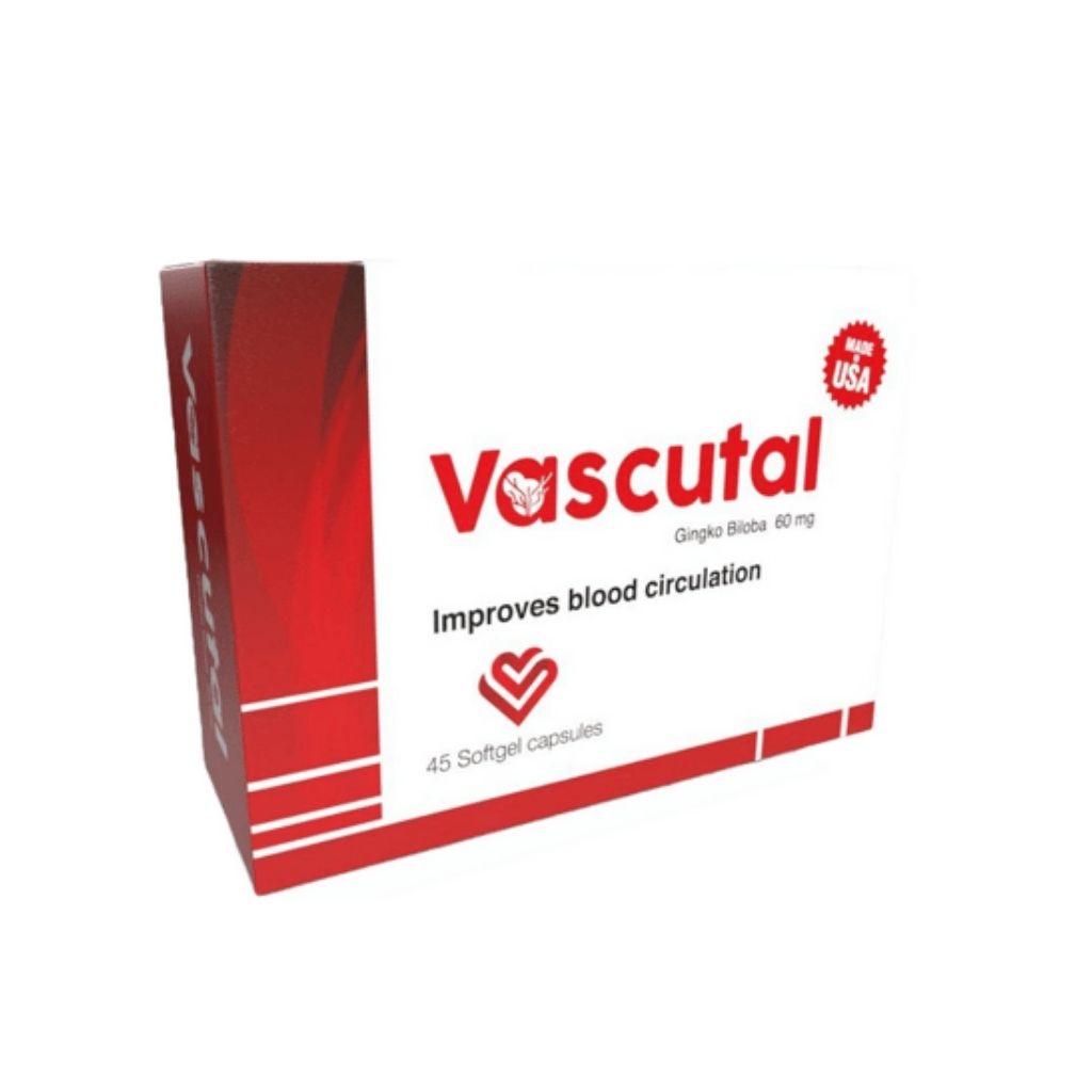 Vascutal, Ginkgo Biloba Extract, Enhances memory and cognitive function, 60 mg