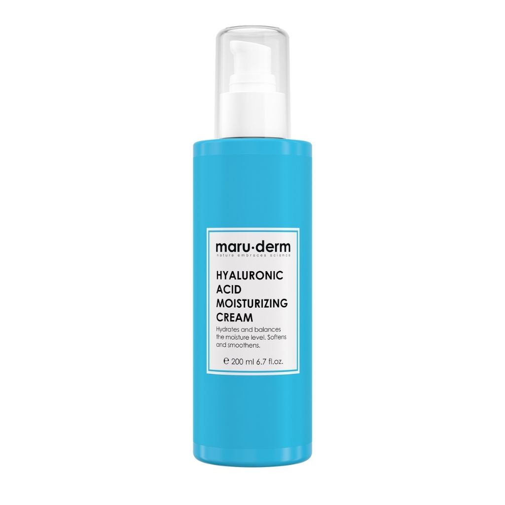 Maruderm, Hyaluronic Acid Moisturizer Cream, Hydrating cream for intense skin moisture, 200ml