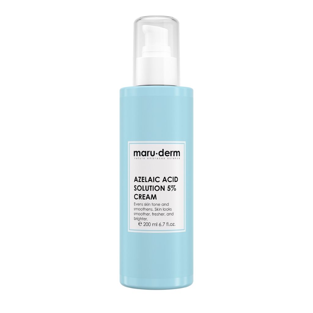 Maruderm, Azelaic Acid Solution 5% Cream, Anti-inflammatory cream for acne and pigmentation, 200ml