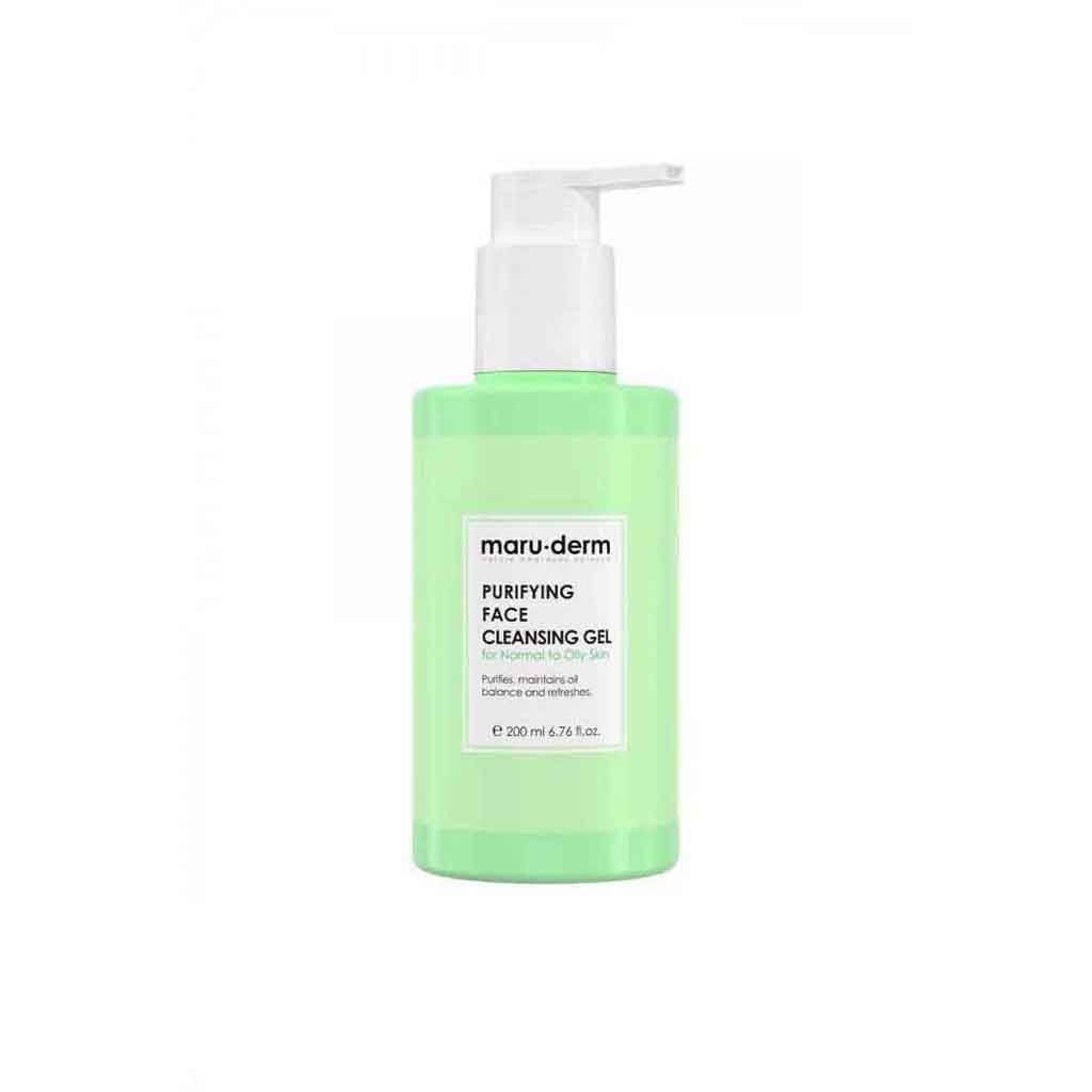 Maruderm, Purifying Face Cleansing Gel for Normal to Oily Skin, Gentle cleansing gel for oily skin, 200ml