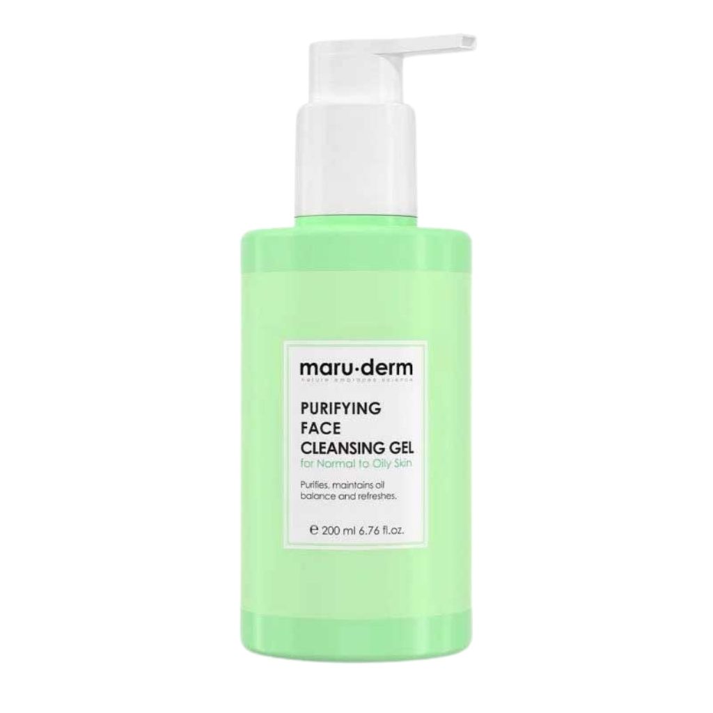Maruderm, Purifying Face Cleansing Gel for Normal to Oily Skin, Gentle cleansing gel for oily skin, 200ml