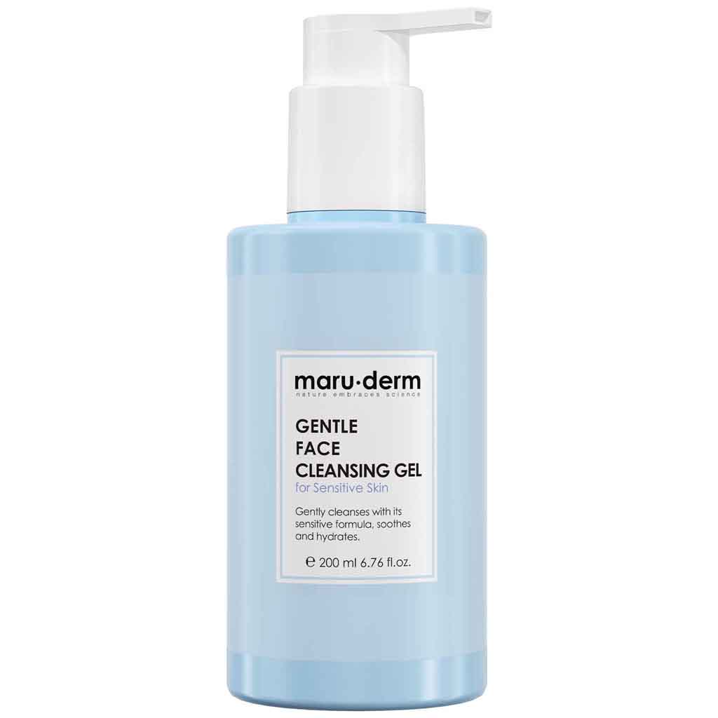 Maruderm, Gentle Face Cleansing Gel for Sensitive Skin, Mild cleansing gel for sensitive skin, 200ml