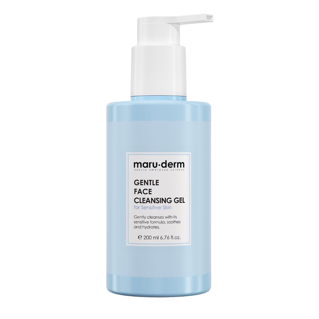 Maruderm, Gentle Face Cleansing Gel for Sensitive Skin, Mild cleansing gel for sensitive skin, 200ml