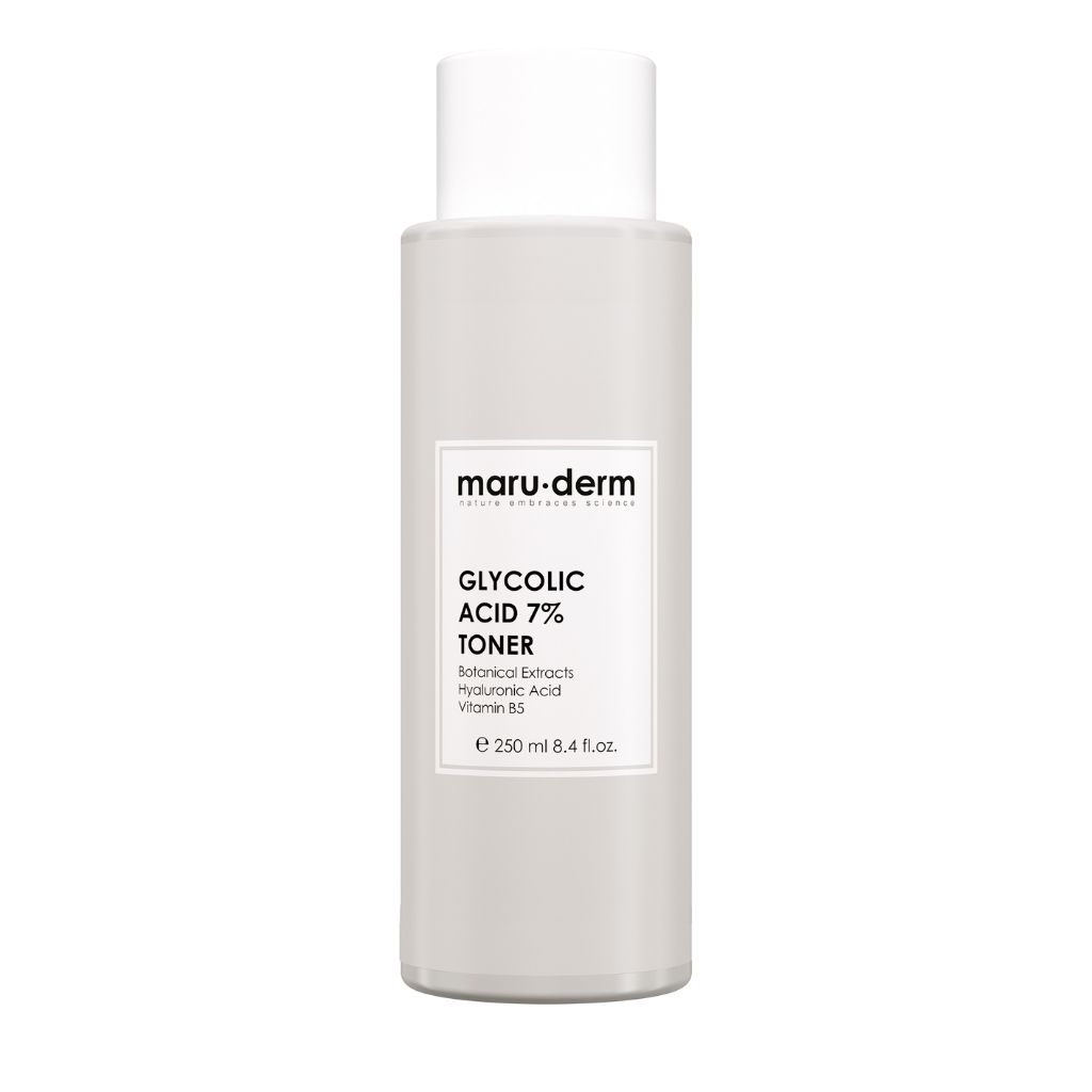 Maruderm, Glycolic Acid 7% Toner, Exfoliating toner for smoother skin texture, 250ml