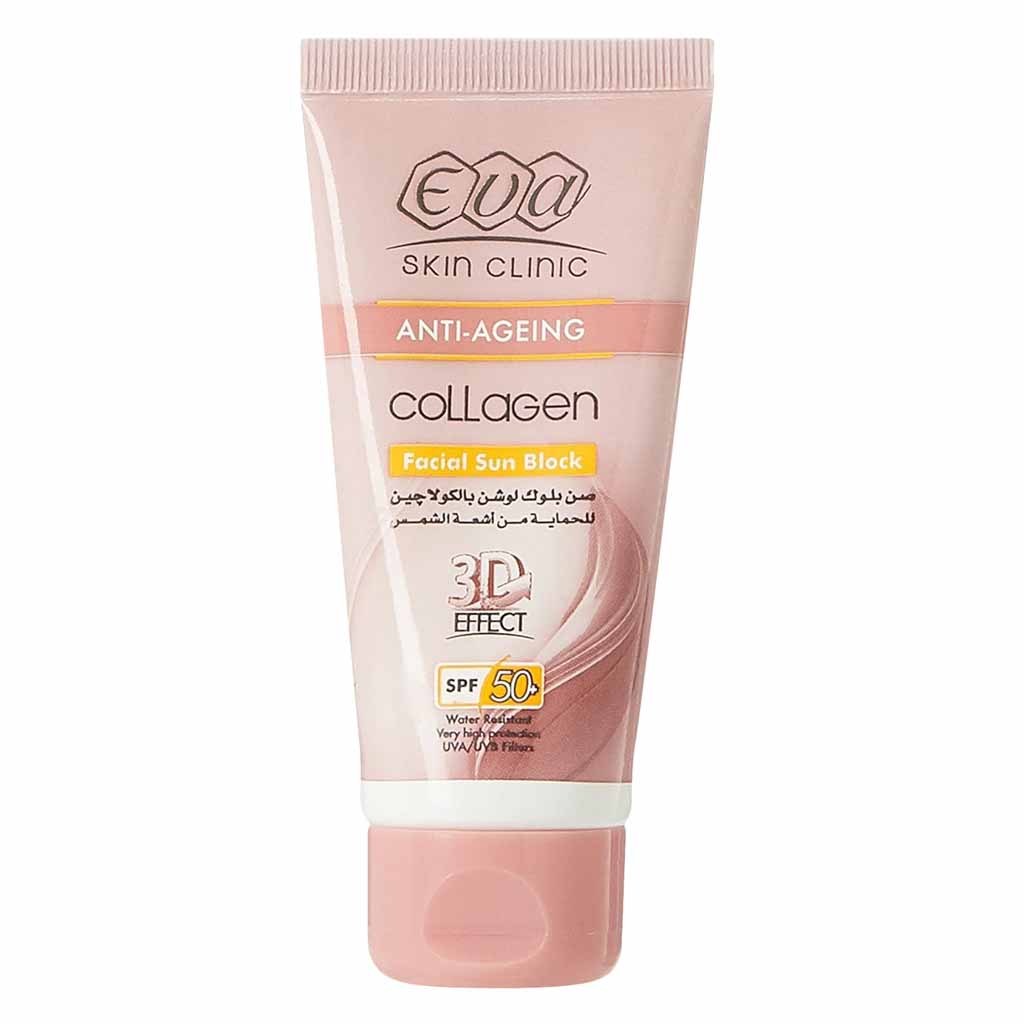 Eva Skin Clinic Anti-Ageing Collagen 3D Effect Facial Sun Block SPF50 50ml