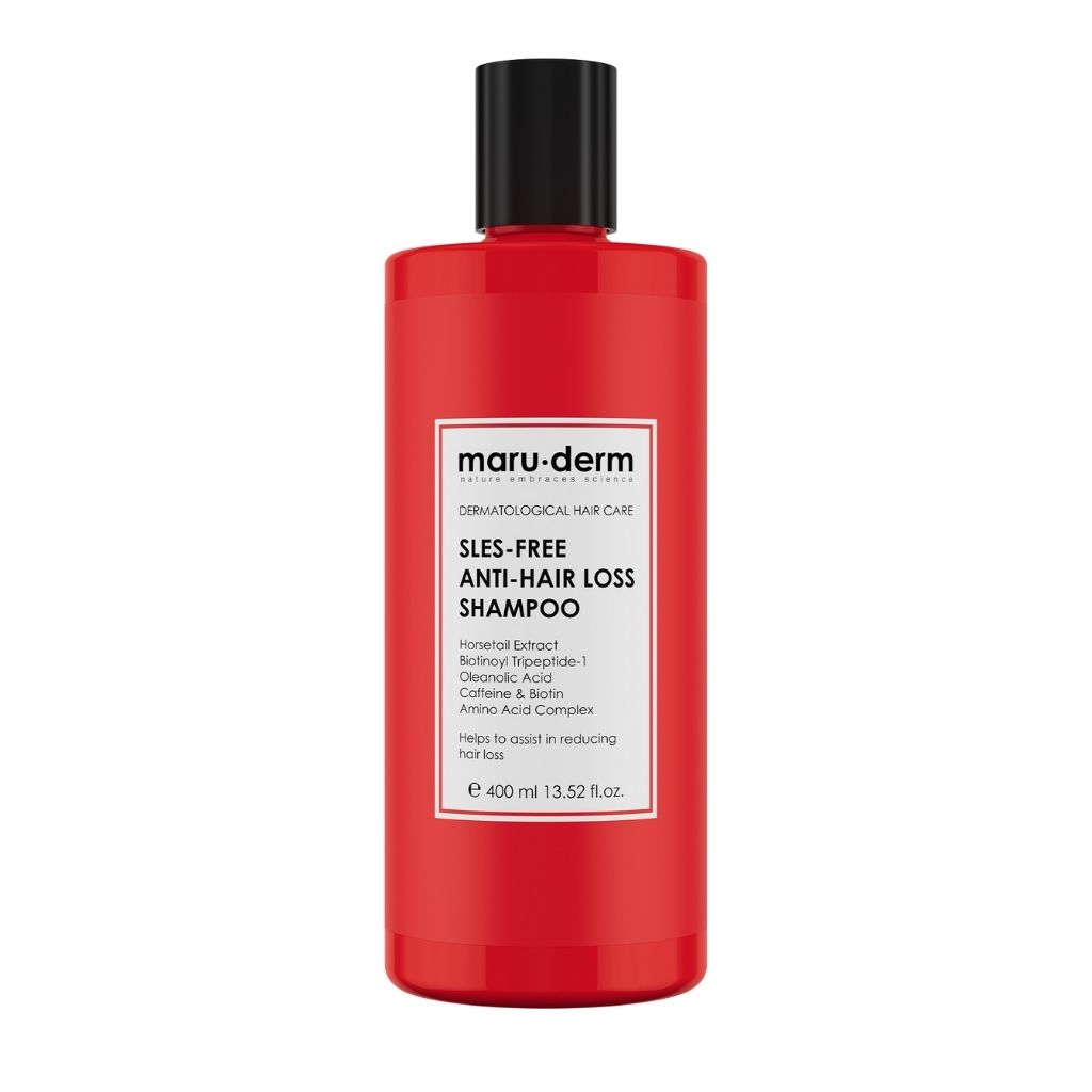 Maruderm, Sulfate-Free Anti-Hair Loss Shampoo, Gentle shampoo to reduce hair loss, 400ml