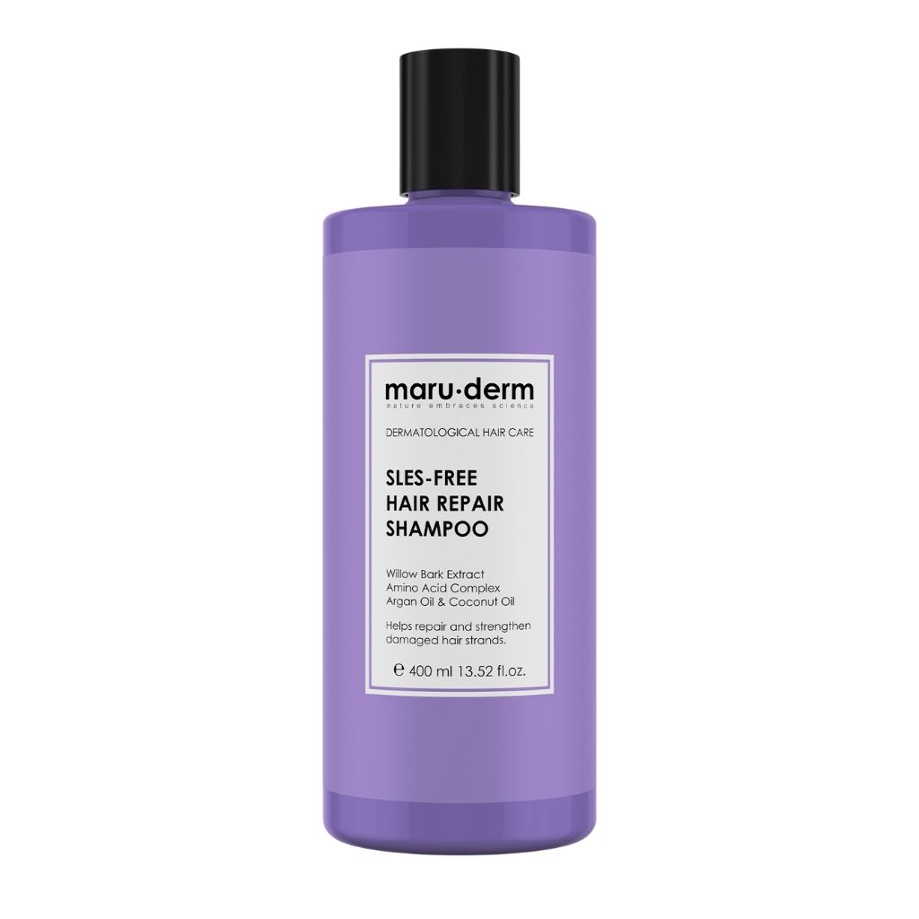 Maruderm, Sulfate-Free Hair Repair Shampoo, Repairing shampoo for damaged hair, 400ml