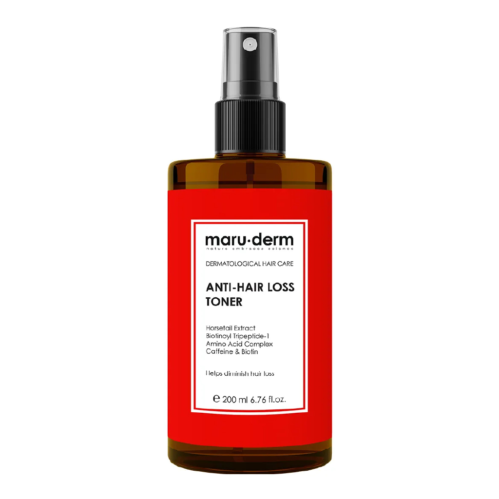 Maruderm, Anti-Hair Loss Caffeine & Biotin Toner, Strengthening toner to reduce hair loss, 200ml