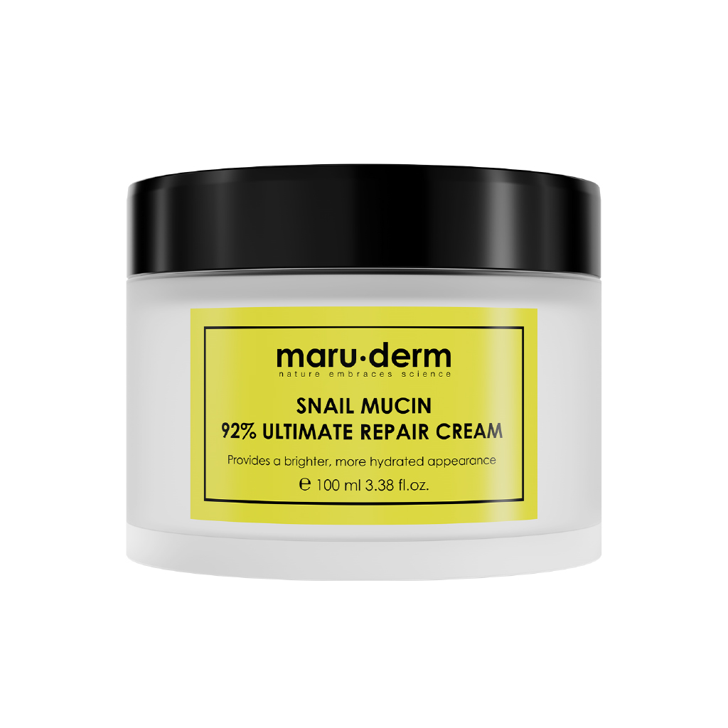 Maruderm, Snail Mucin 92% Ultimate Repair Cream, Repairing cream with high snail mucin content, 100ml