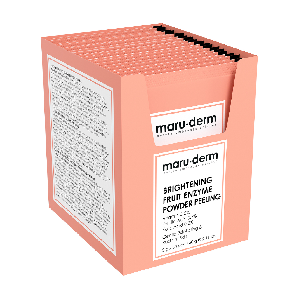 Maruderm, Brightening Fruit Enzyme Powder Peeling, Exfoliating fruit enzyme powder peel, 60g