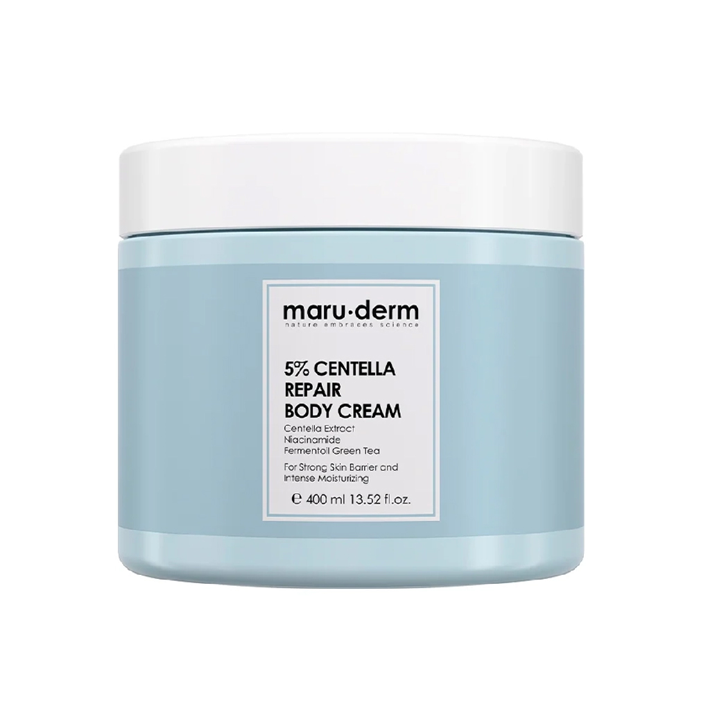 Maruderm, 5% Centella Repair Body Cream, Soothing body cream for skin repair, 400ml