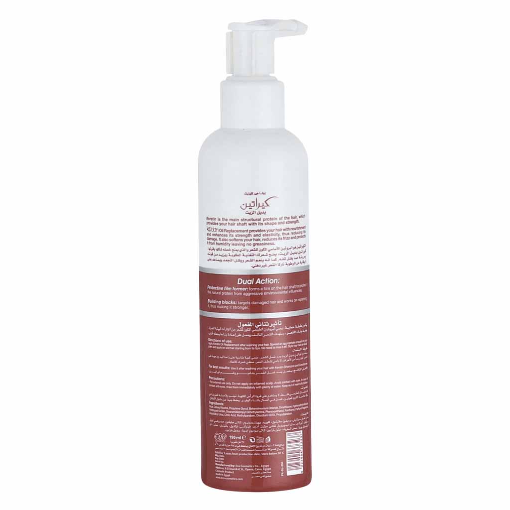 Ekeratin, Nourishing Replacement Eva Clinic Hair Oil, Intensive nourishing hair oil for scalp and strands, 190ml