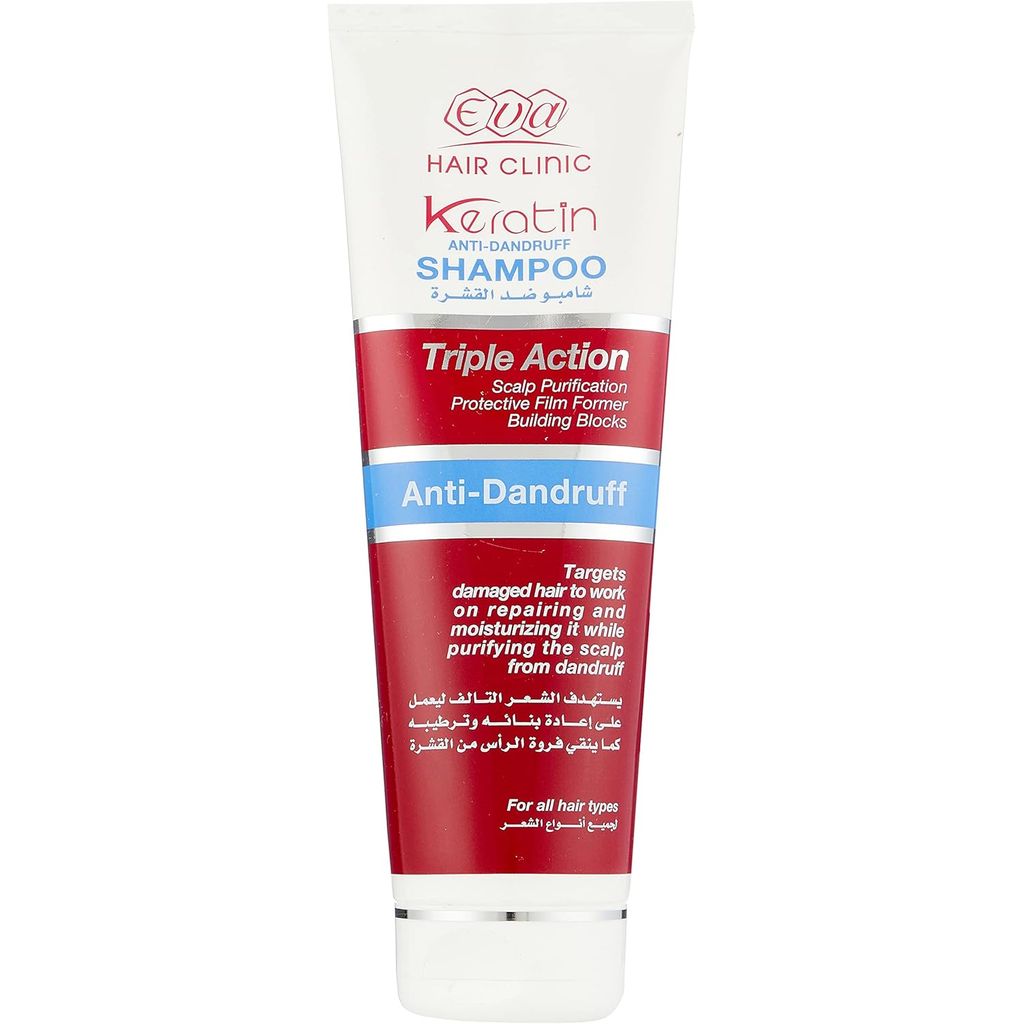 E-Keratin Triple Action Anti-Dandruff Shampoo, 230ml