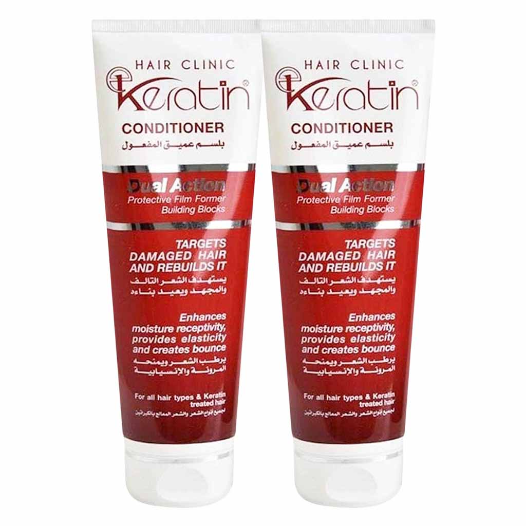 Ekeratin, Intensive Repair Shampoo and Conditioner, Dual-action shampoo and conditioner for hair repair, 230ml each