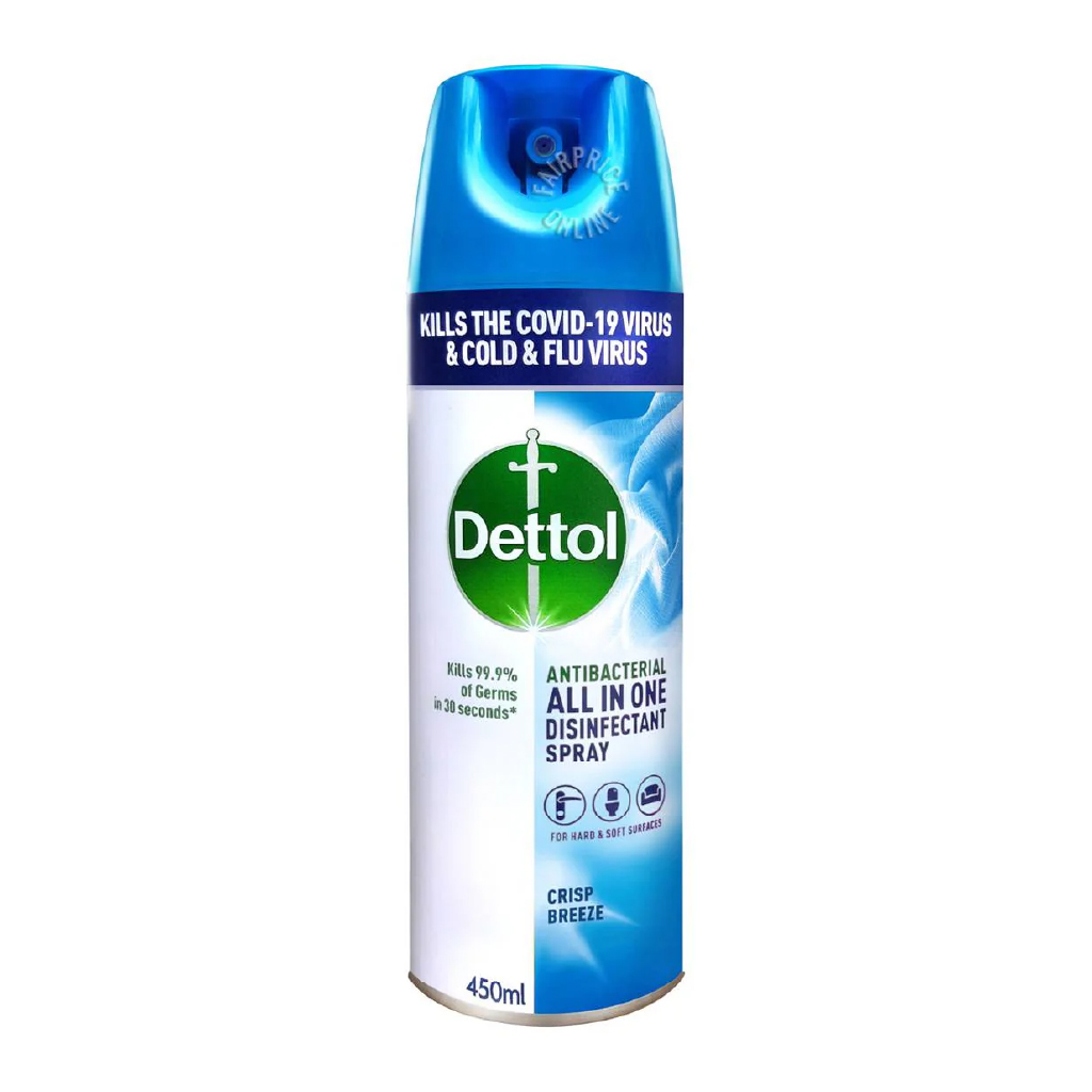 DETTOL SPRAY CRISP 450ML