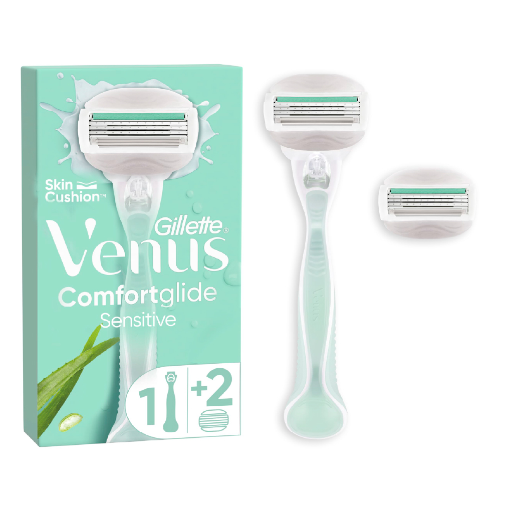 GILLETE VENUS 3 BLADES 2IN1 COMFORTGLIDE SENSITIVE