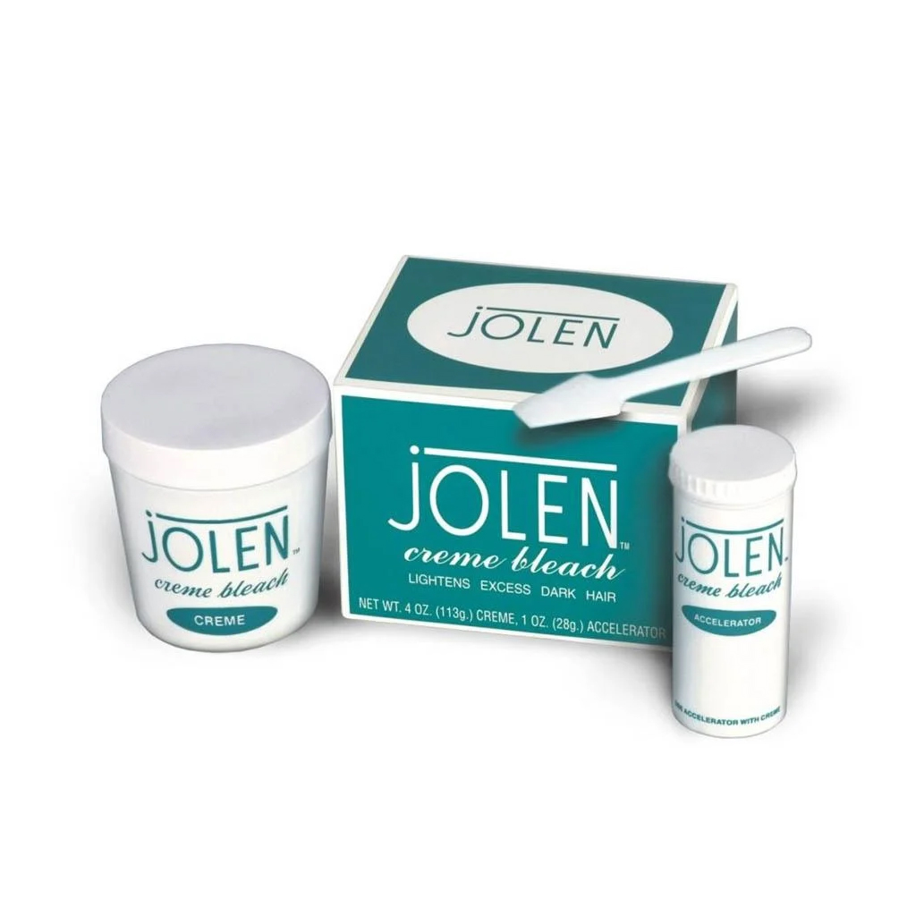 Jolen, Creme Bleach, Gentle facial and body hair bleach cream, 113g