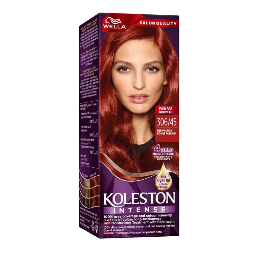 Koleston HC, Grenadine Hair Color, Permanent hair dye in grenadine shade, 30645