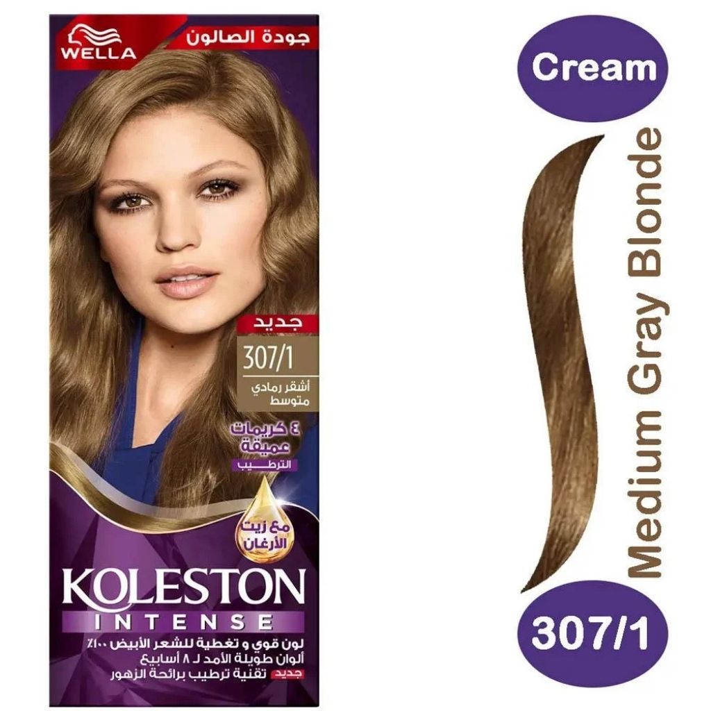 Koleston HC, Medium Ash Blonde 3071 Hair Color, Permanent medium ash blonde hair dye shade 3071