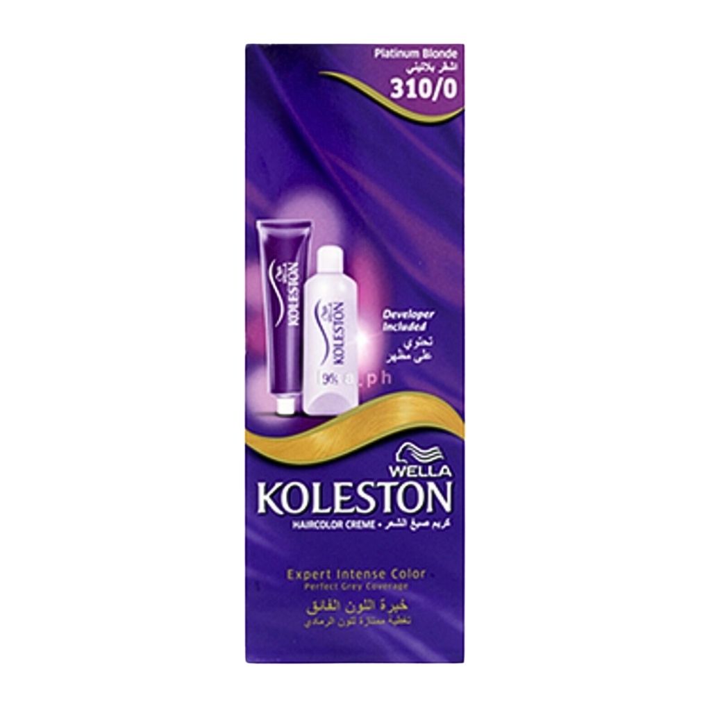 Koleston HC, Platinum Blonde Hair Color 3100, Permanent platinum blonde hair dye shade 3100