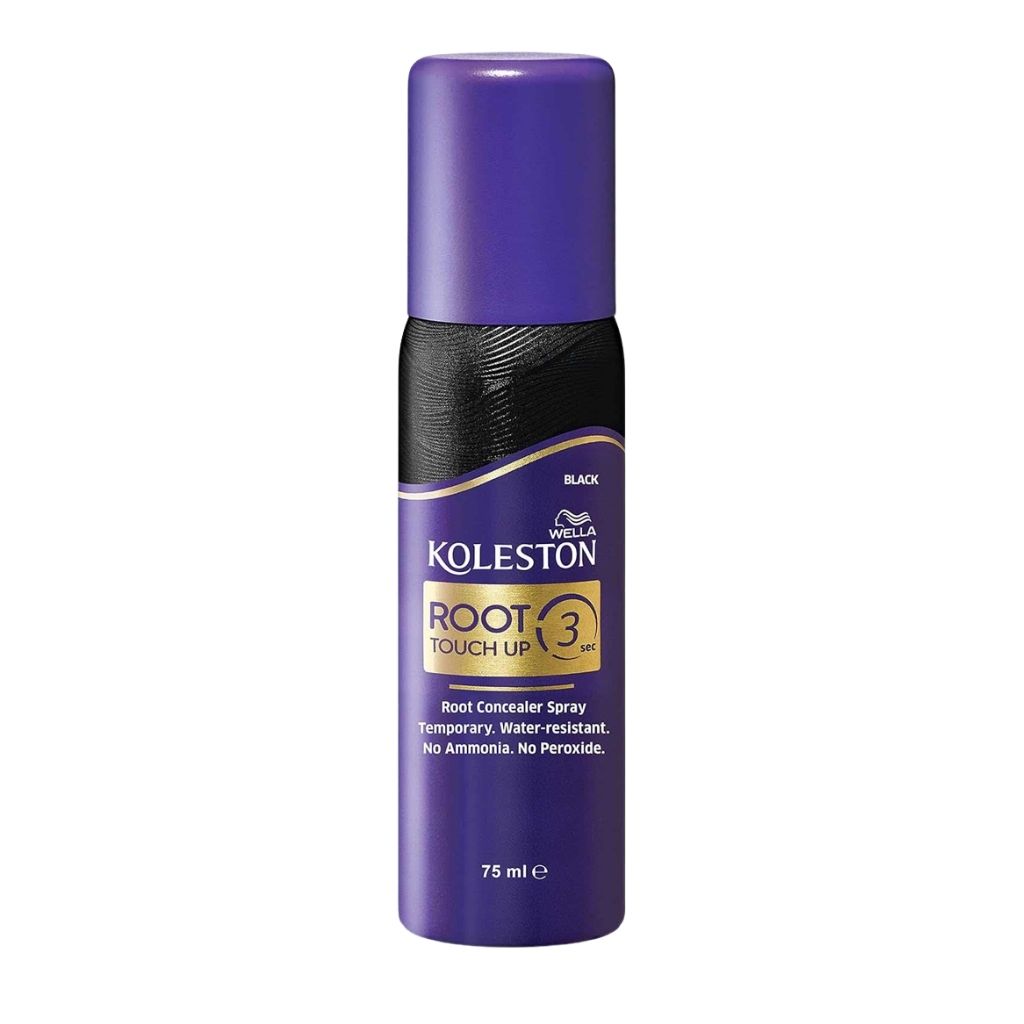 Koleston, Ready-To-Use Black Spray, Instant black hair color spray, 75ml