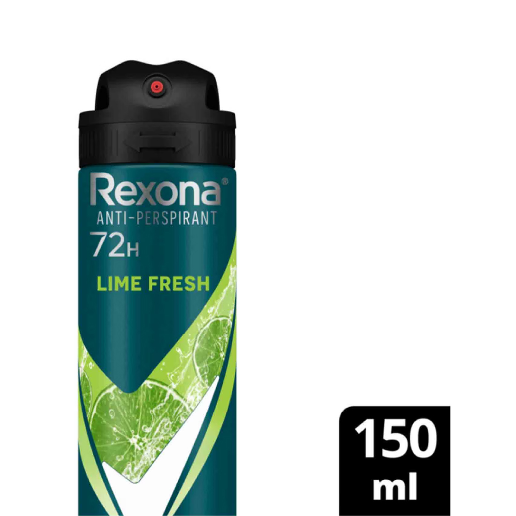 Rexona, Deodorant Spray Lime Fresh, Refreshing lime scented deodorant spray, 150ml