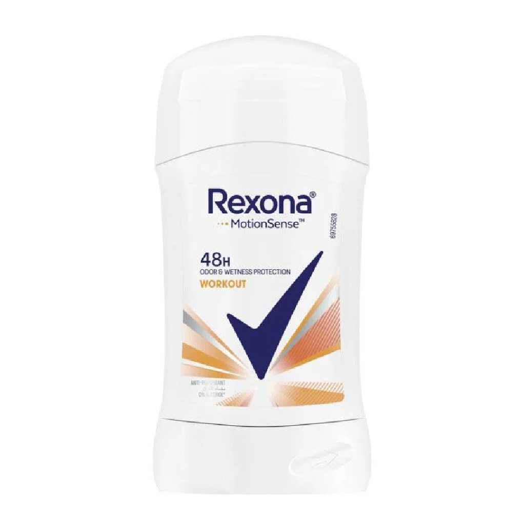 Rexona, Deodorant Stick Workout Women, Long-lasting workout deodorant for women, 40g