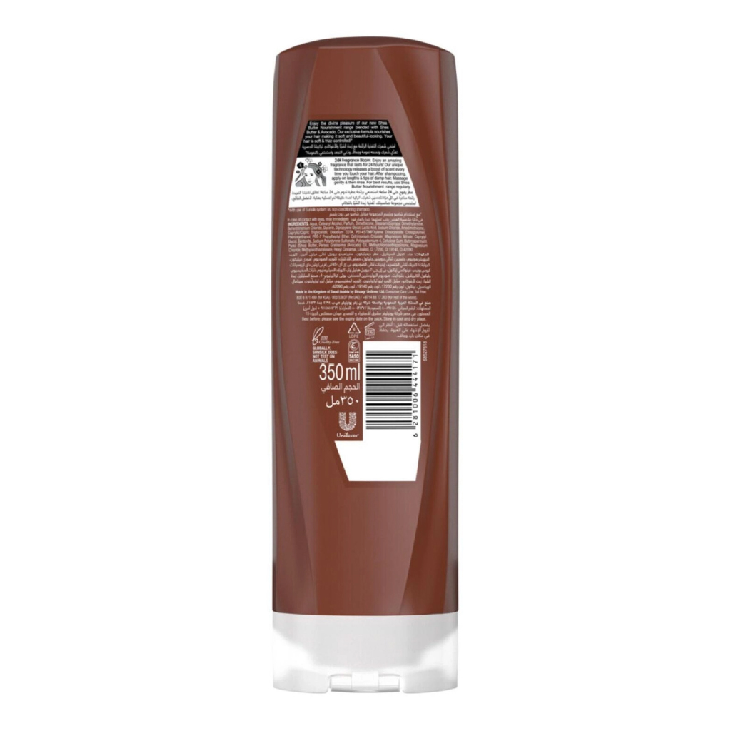Sunsilk, Conditioner Shea Butter Nourish, Moisturizing shea butter conditioner, 350ml