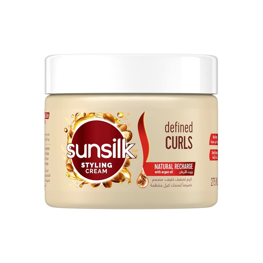 SUNSILK ARGAN CURLSHAIR CREAM 275ML
