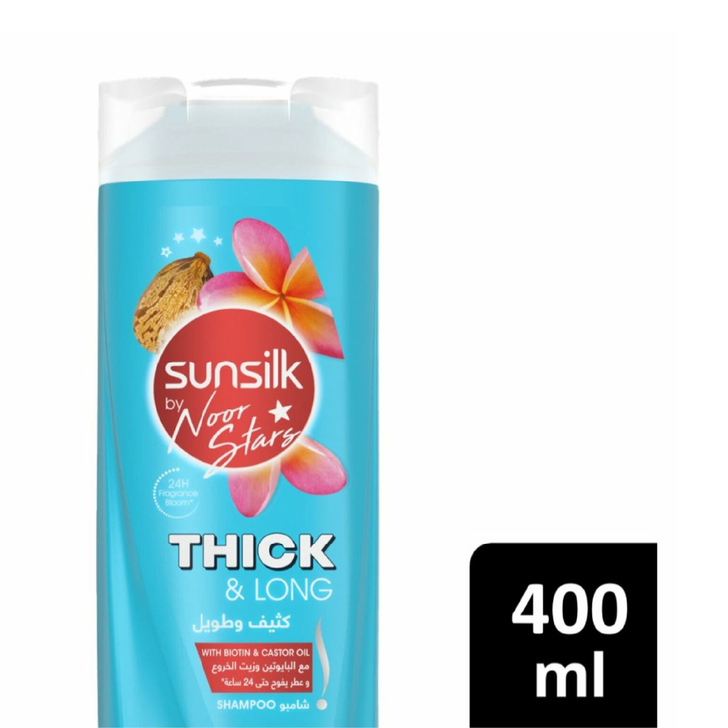 Sunsilk, Shampoo Thick & Long, Volumizing shampoo for thick hair, 400ml